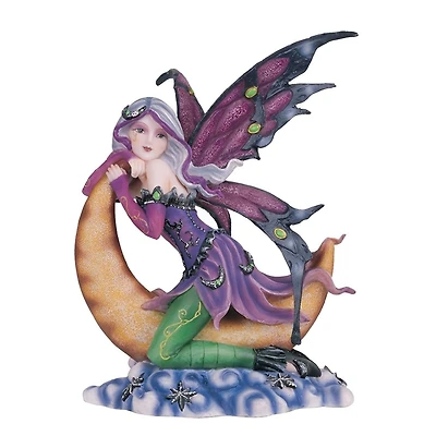 Fc Design 7"H Pink Fairy on The Moon Statue Fantasy Decoration Figurine Home Decor Perfect Gift for House Warming, Holidays and Birthdays