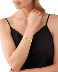 Michael Kors Plated Empire Link Bangle Bracelet