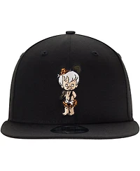 Men's New Era Bamm-Bamm Black The Flintstones 9FIFTY Snapback Hat