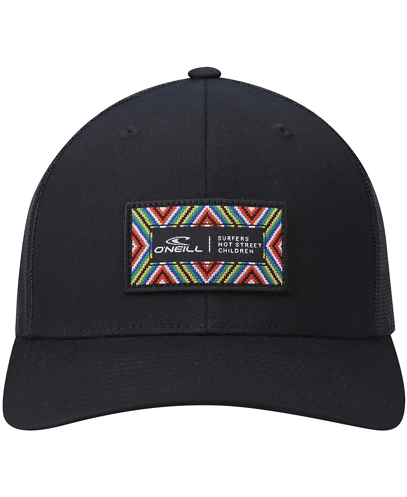 Men's O'Neill Black Box Trucker Snapback Hat