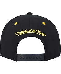 Men's Mitchell & Ness Black Pittsburgh Penguins Lofi Pro Snapback Hat