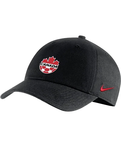 Men's Nike Black Canada Soccer Campus Adjustable Hat