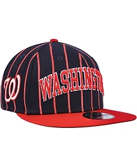 Men's New Era Navy, Red Washington Nationals City Arch 9FIFTY Snapback Hat