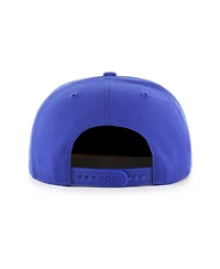 Men's '47 Brand Royal Philadelphia 76ers High Post Captain Snapback Hat