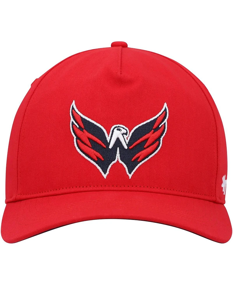 Men's '47 Brand Red Washington Capitals Primary Hitch Snapback Hat