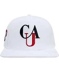 Men's Pro Standard White Clark Atlanta University Panthers Evergreen Wool Snapback Hat