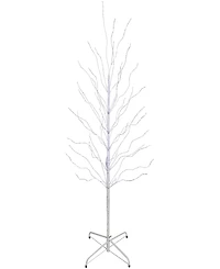 Northlight 5' Light Emitting Diode (Led) Lighted Birch Christmas Twig Tree Cool Lights