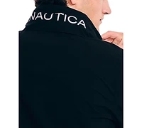 Nautica Men's Classic Rainbreaker Hooded Zip-Front Lightweight Jacket