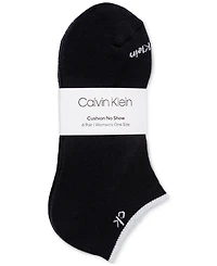 Calvin Klein Women's 6-Pk. Performance Cushion No-Show Socks