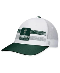 Men's Top of the World White, Green Michigan State Spartans Retro Fade Snapback Hat