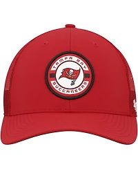 Men's '47 Brand Red Tampa Bay Buccaneers Berm Trucker Adjustable Hat