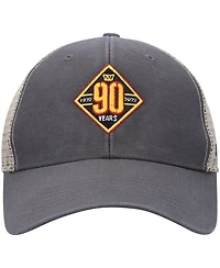 Men's '47 Brand Charcoal, Natural Washington Commanders 90th Season Mvp Trucker Snapback Hat