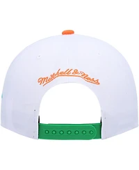 Men's Mitchell & Ness White San Jose Earthquakes Jersey Hook Snapback Hat