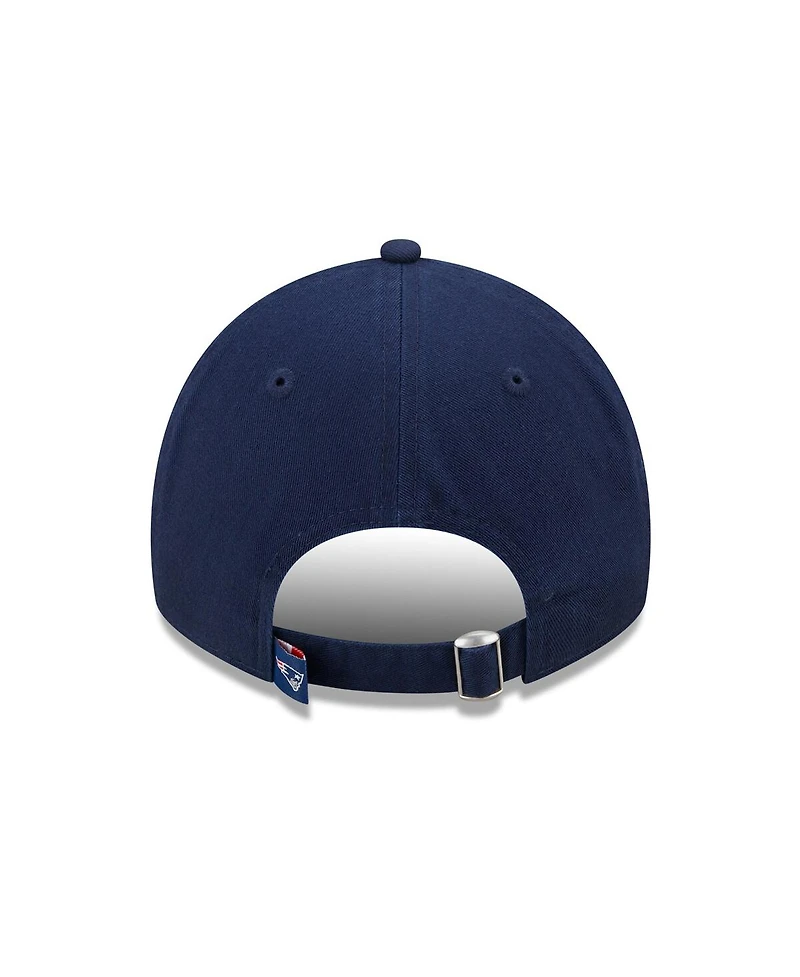 Women's New Era Navy New England Patriots Collegiate 9TWENTY Adjustable Hat