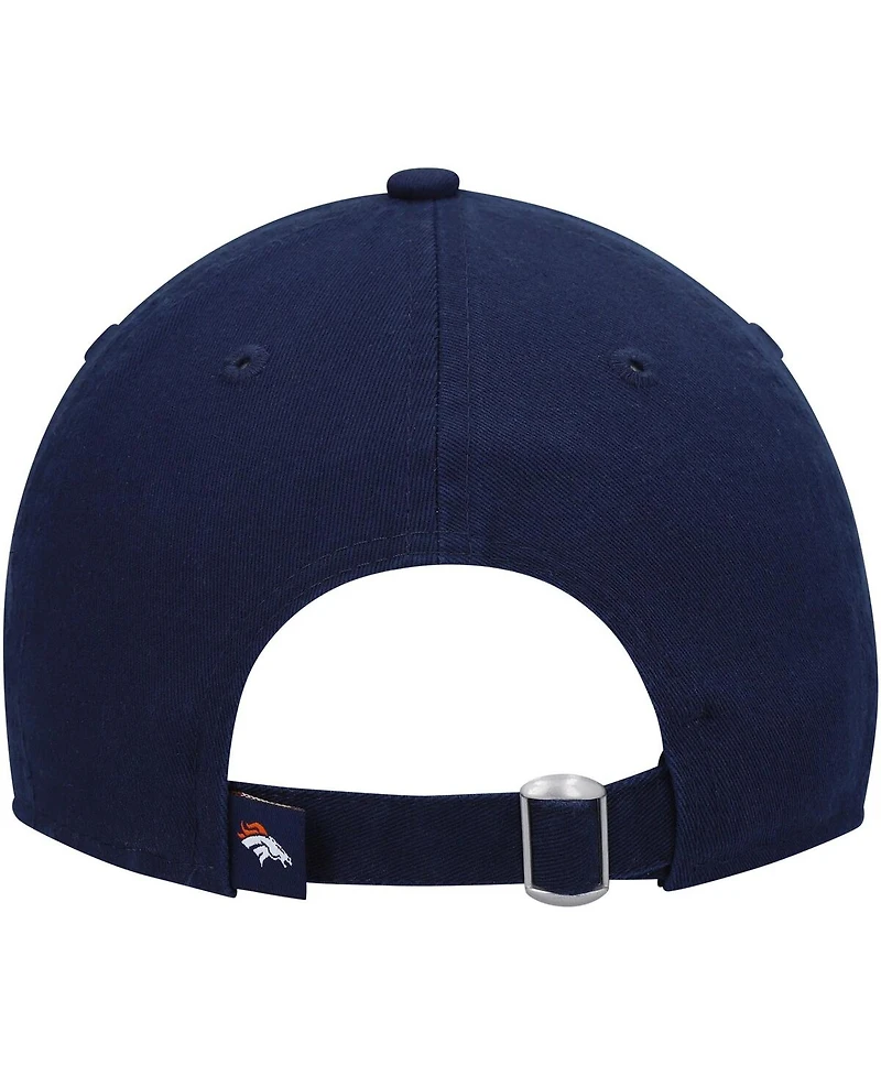 Women's New Era Navy Denver Broncos Collegiate 9TWENTY Adjustable Hat