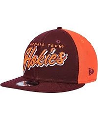 Men's New Era Maroon Virginia Tech Hokies Outright 9FIFTY Snapback Hat