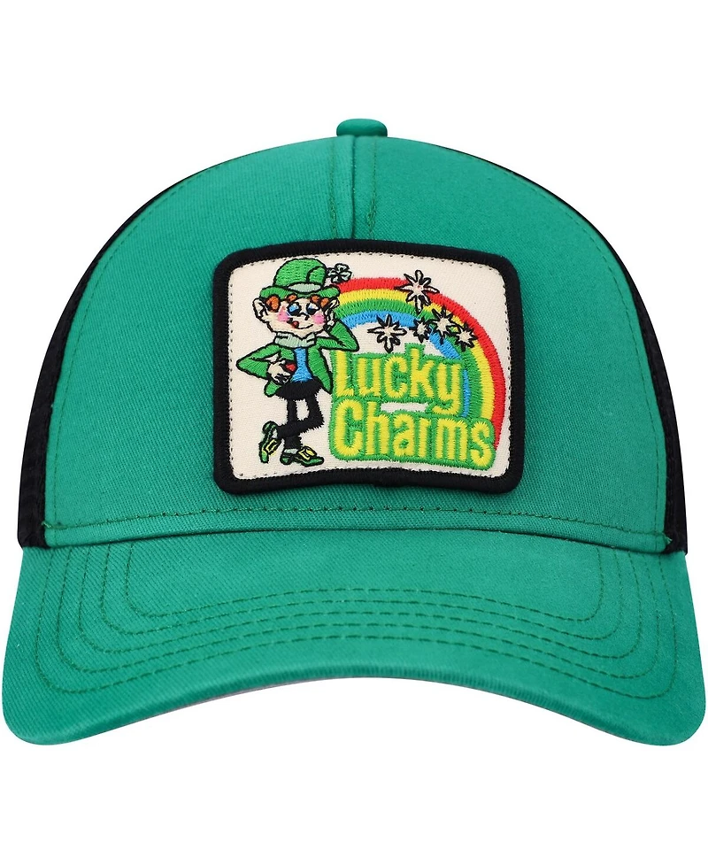 Men's American Needle Green, Black Lucky Charms Valin Trucker Snapback Hat