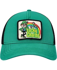 Men's American Needle Green, Black Lucky Charms Valin Trucker Snapback Hat