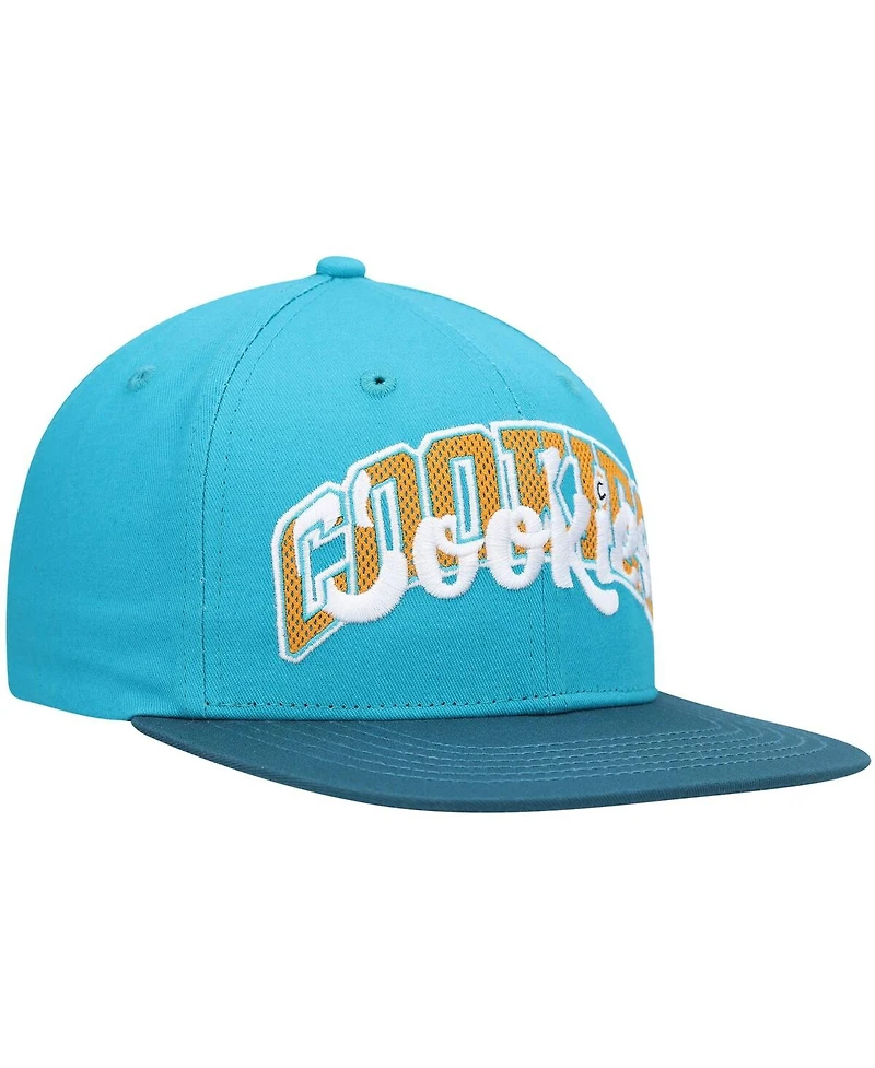 Men's Cookies Aqua, Blue Loud Pack Snapback Hat
