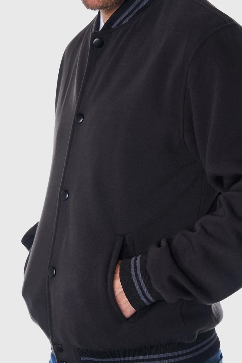 Alpine Swiss Men's Tyler Varsity Baseball Jacket Casual Letterman Bomber