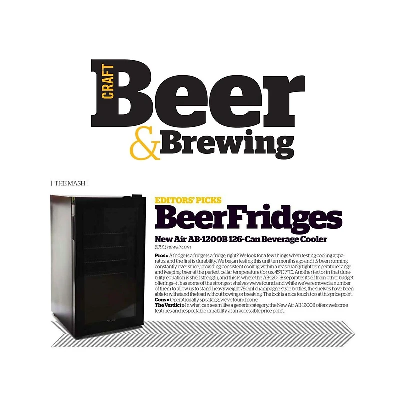 Newair 126 Can Freestanding Beverage Fridge in Onyx Black with Adjustable Shelves