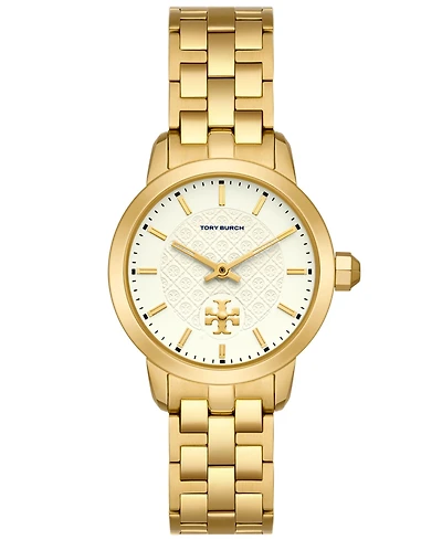 Tory Burch Women's The Tory Gold-Tone Stainless Steel Stainless Steel Bracelet Watch 34mm