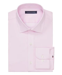 Tommy Hilfiger Men's Slim Fit Th Flex Essentials Wrinkle Resistant Stretch Dress Shirt