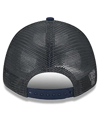 Preschool Boys and Girls New Era Graphite, Navy Tennessee Titans Reflect 9FORTY Adjustable Hat