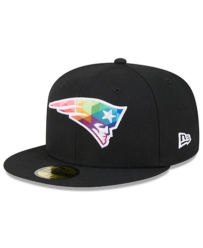 Men's New Era Black New England Patriots 2023 Nfl Crucial Catch 59FIFTY Fitted Hat