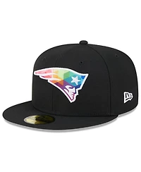 Men's New Era Black New England Patriots 2023 Nfl Crucial Catch 59FIFTY Fitted Hat