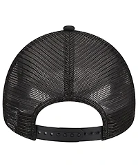 Men's New Era Black Kansas City Royals A-Frame 9FORTY Trucker Adjustable Hat