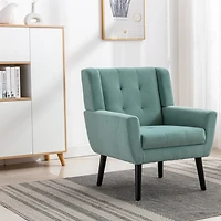 Streamdale Furniture Streamdale Modern Velvet Ergonomic Accent Chair