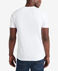 Lucky Brand Men's Venice Burnout Notch Short Sleeves T-shirt