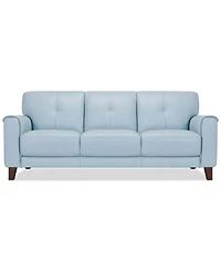 Closeout! Ashlinn 84" Pastel Leather Sofa, Created for Macy's