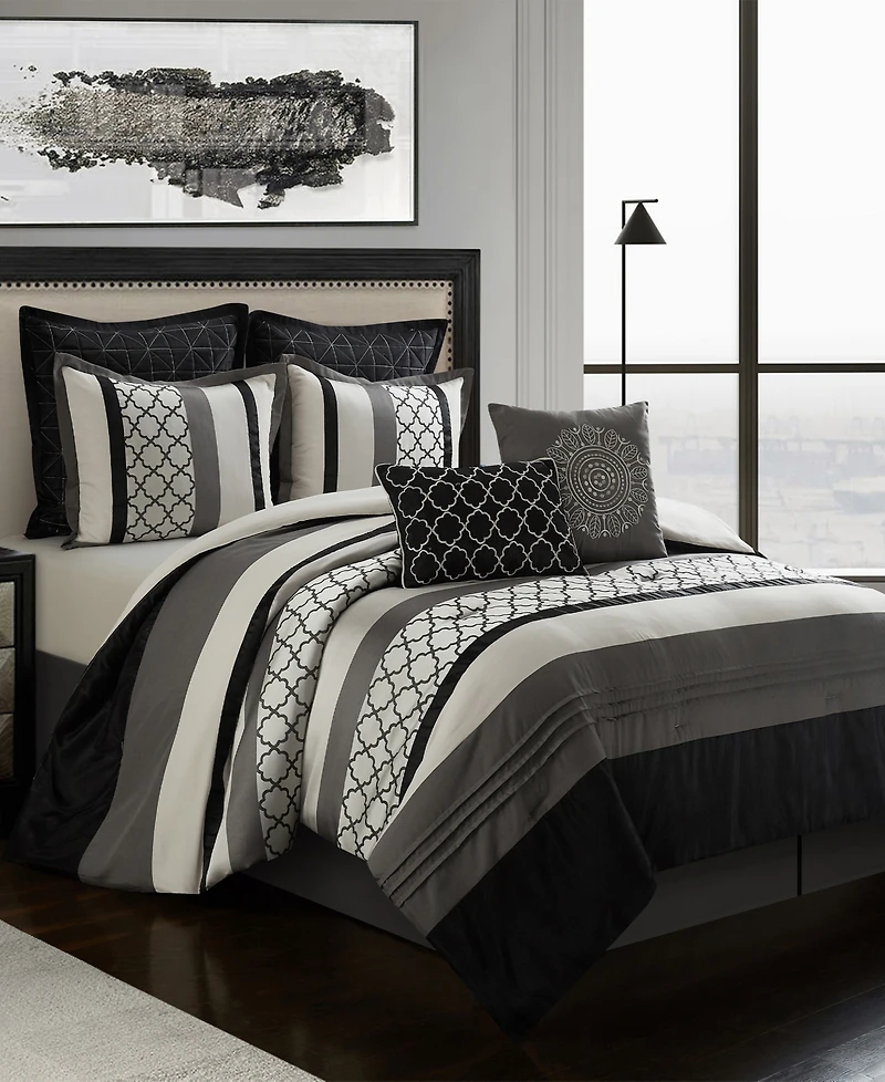 Stratford Park Sydney 8-Pc. Comforter Set, California King