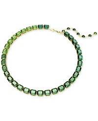 Swarovski Millenia Gold-Tone Crystal Necklace, 16-3/4"