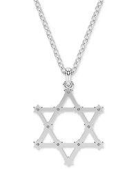 Swarovski Silver-Tone Insigne Crystal Pendant Necklace, 15-3/4" + 3" extender