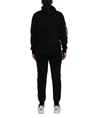 Galaxy By Harvic Men's Fleece-Lined Pullover Hoodie and Jogger Sweatpants, 2 Piece Set