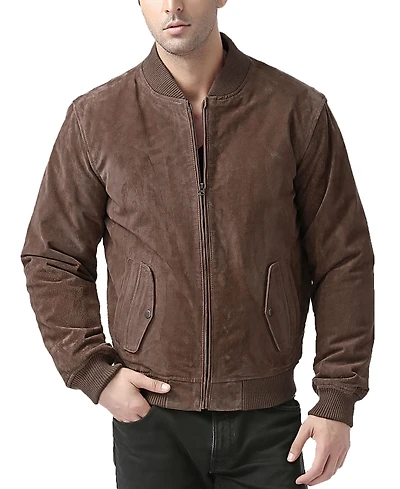 Bgsd Men's Men Urban Leather Bomber Jacket