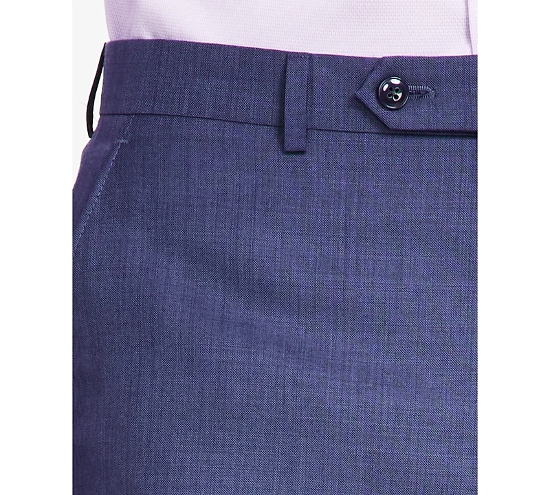 Michael Kors Men's Classic-Fit Wool-Blend Stretch Solid Suit Separates Pant