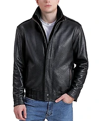 Bgsd Men's Men Brandon Leather Bomber Jacket