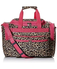 World Traveler Leopard 16-Inch Gym Bag Duffle Bag