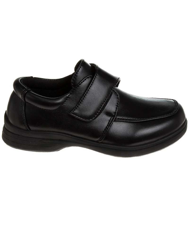 French Toast Toddler Boys School Hook and Loop Closure Shoes