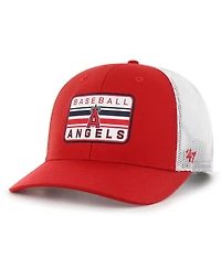 Men's '47 Brand Red Los Angeles Angels Drifter Trucker Adjustable Hat