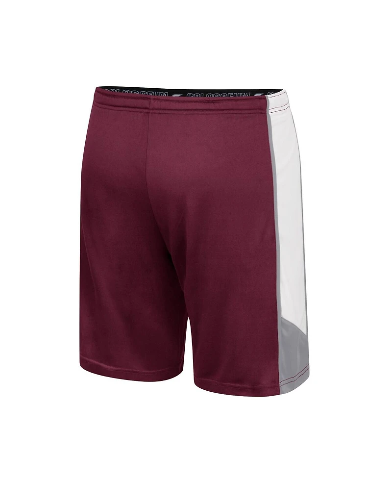 Men's Colosseum Maroon Mississippi State Bulldogs Haller Shorts