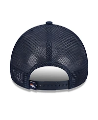 Women's New Era Navy Denver Broncos McGee Trucker 9FORTY Adjustable Hat