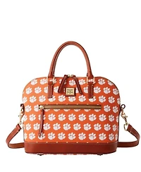 Women's Dooney & Bourke Clemson Tigers Signature Zip Satchel Purse