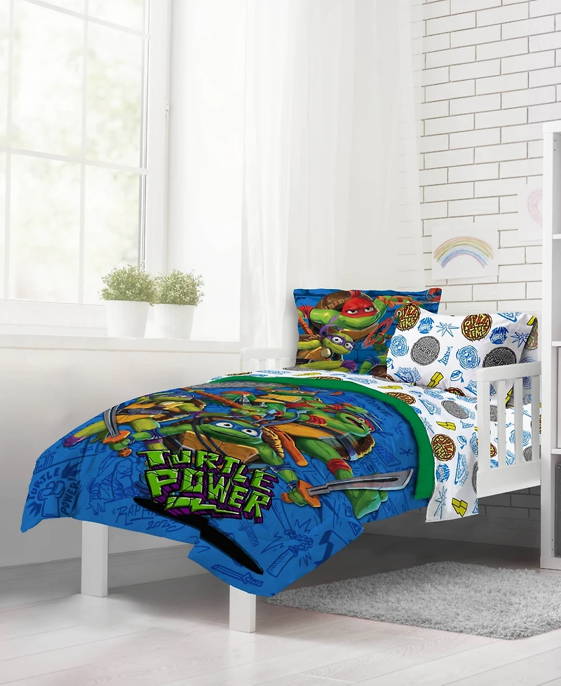 Teenage Mutant Ninja Turtle Movie Collection Mutant Mayhem -Pc. Comforter Set
