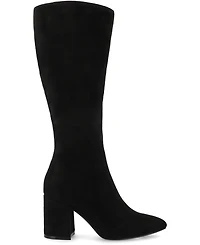 Journee Collection Women's Ameylia Block Heel Knee High Dress Boots