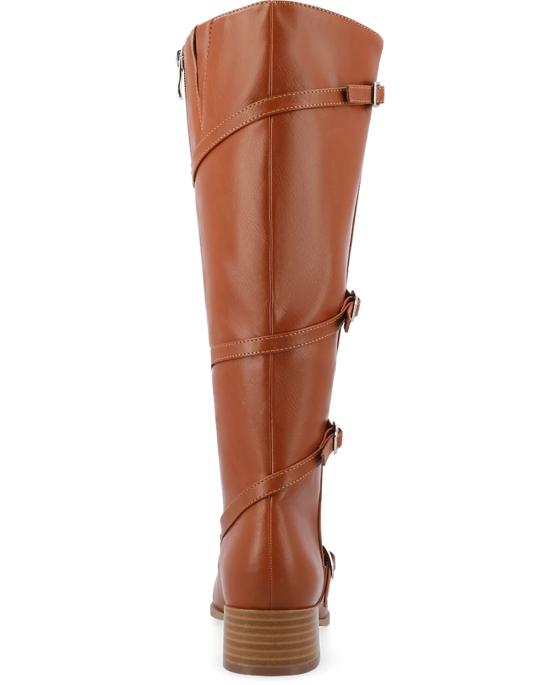 Journee Collection Women's Elettra Regular Calf Boots